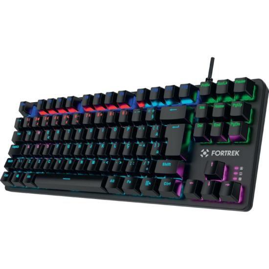 Imagem de Teclado Gamer Mecânico Fortrek Black Hawk Compact Rainbow