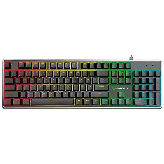 Imagem de Teclado Gamer Mecânico Gamemax Kg901 Inglês Com Fio Preto