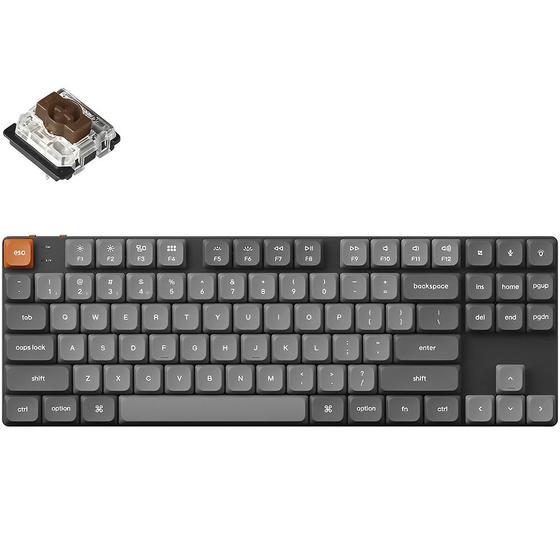 Imagem de Teclado Gamer Mecânico Keychron K1 Max Sem Fio Switch Brown