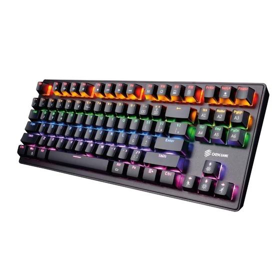 Imagem de Teclado Gamer Mecanico Spectrum Switch Blue OEX Game TC602