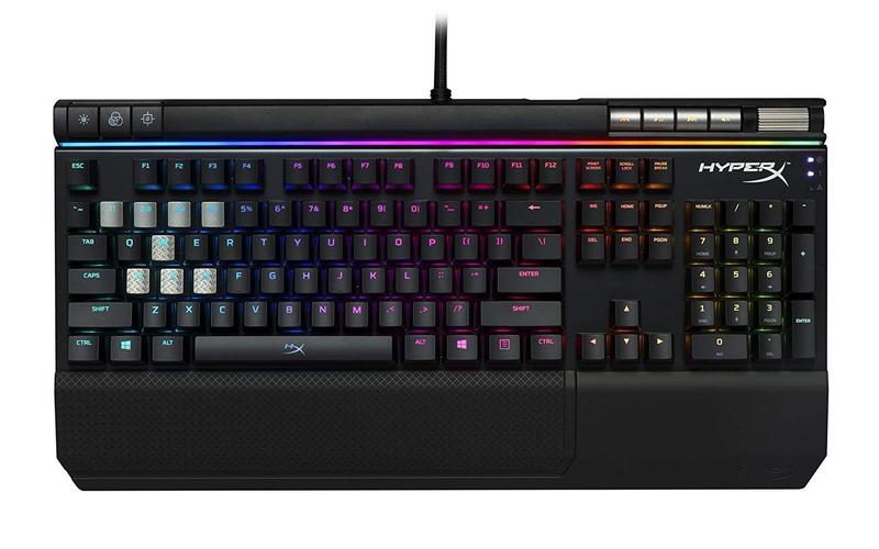 Imagem de Teclado Gamer Mecanico USB Hyperx Alloy Elite Iluminacao RGB Ingles - Preto HX-KB2BL2-US/R2