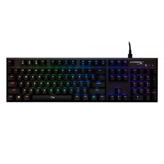 Imagem de Teclado Gamer Mecanico USB Hyperx Alloy FPS Iluminacao RGB Ingles - Preto HX-KB1SS2-US