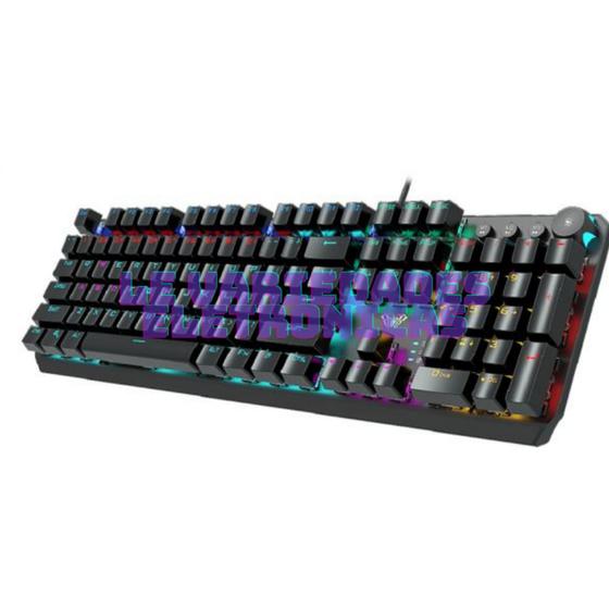 Imagem de Teclado Gamer Mecânico USB Led F2066 - Aula