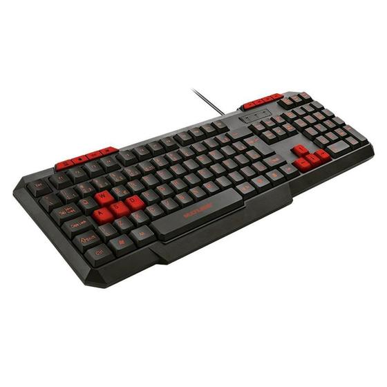 Imagem de Teclado Gamer Multilaser Multimídia Slim Preto - TC242