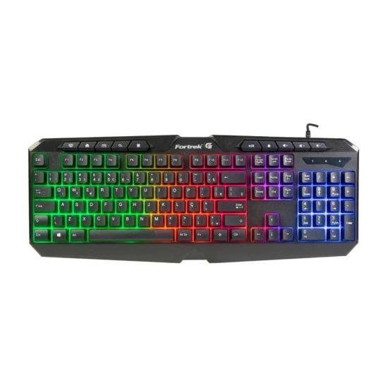 Imagem de Teclado Gamer Multimidia Fortrek Spider Black Preto