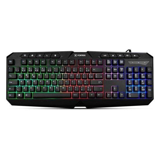 Imagem de Teclado Gamer Multimidia Fortrek Spider Black Preto