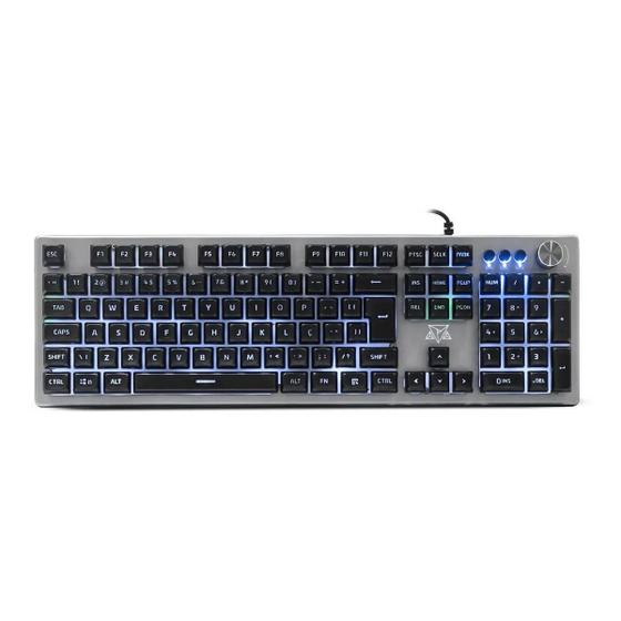 Teclado Gamer Nemesis V2 Semi Mecânico para Pc Anti ghosting Adamantiun AK1001 Menor preço em Teclado Gamer Nemesis V2 Semi Mecânico para Pc Anti ghosting Adamantiun AK1001