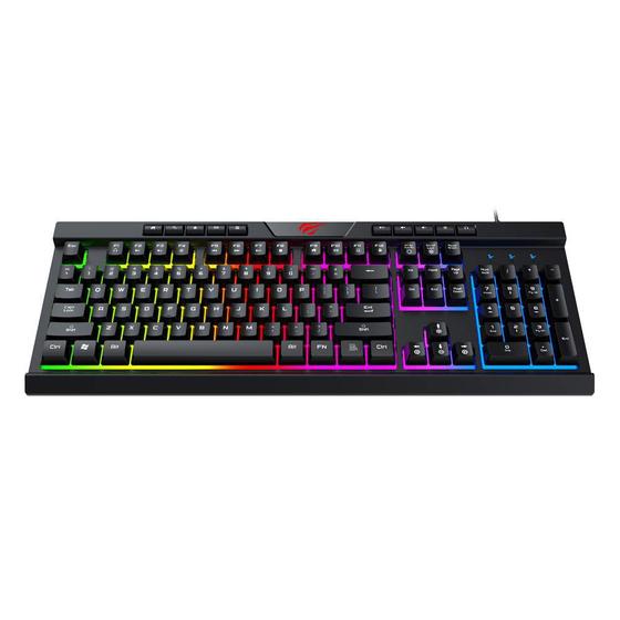 Imagem de Teclado Gamer Raimbow Havit RGB KB500L Preto