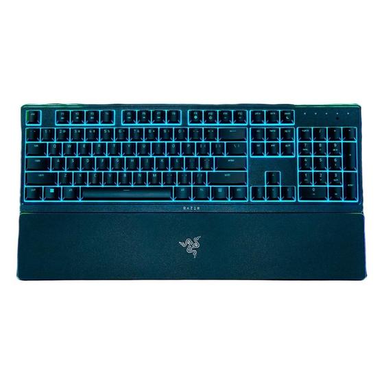 Imagem de Teclado Gamer Razer Ornata V3 X, Chroma RGB, US, Preto - RZ0304470200R3U