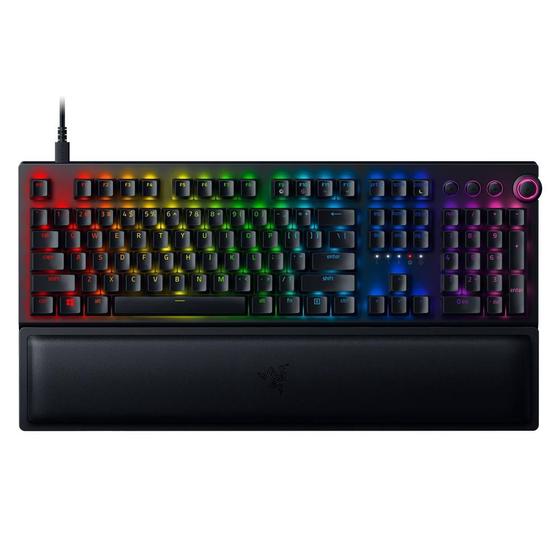 Teclado Gamer Razer Sem Fio Mecânico BlackWidow V3 Pro, Chroma, Switch Yellow, US Menor preço em Teclado Gamer Razer Sem Fio Mecânico BlackWidow V3 Pro, Chroma, Switch Yellow, US