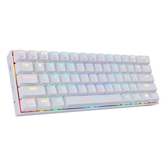 Imagem de Teclado Gamer Redragon Draconic K530-RGB - Branco (Ingles com Fio)