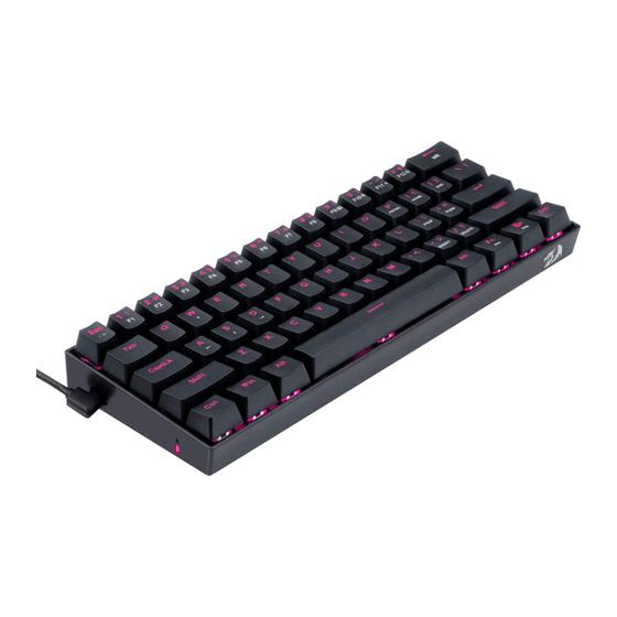 Imagem de Teclado Gamer Redragon Dragonborn K630 - com Fio - Ingles - Preto