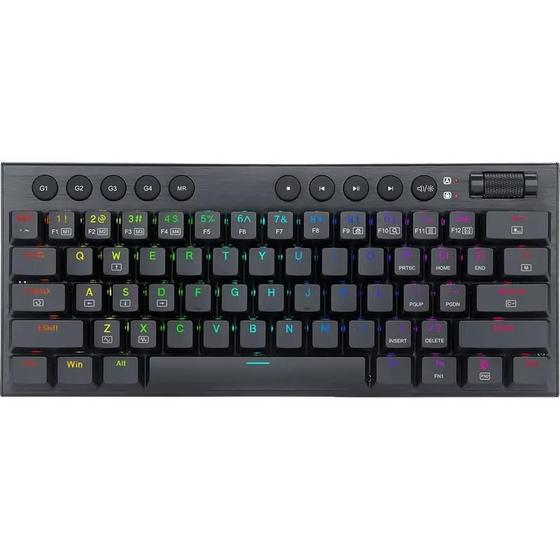 Imagem de Teclado Gamer Redragon Horus Mini K632-RGB Wireless Switch Vermelho