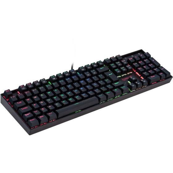 Imagem de Teclado Gamer Redragon Mecânico Mitra K551 RGB ABNT2 Switch Outemu Red - K551RGB-1 (PT-RED)