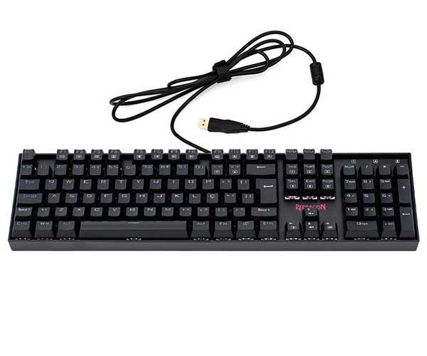 Imagem de Teclado Gamer Redragon Mitra Antighost K551 Rgb Switch Blue