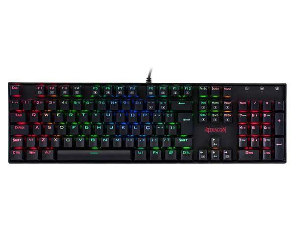 Imagem de Teclado Gamer Redragon Mitra Antighost K551 Rgb Switch Red