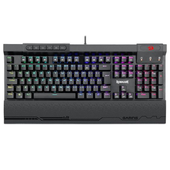 Imagem de Teclado Gamer Redragon Surya V2 RGB Mecânico ABNT2 Switch Blue K563RGB-1