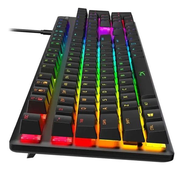 Imagem de Teclado Gamer Rgb Semi Mecanico Ptbr Qwerty Retroiluminado Pc Notebook