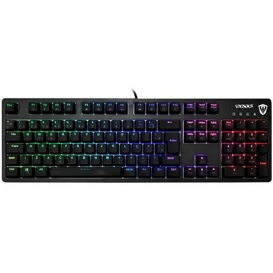 Imagem de Teclado Gamer Satellite Mechanical K61 RGB/USB - Preto (Portugues - com Fio)