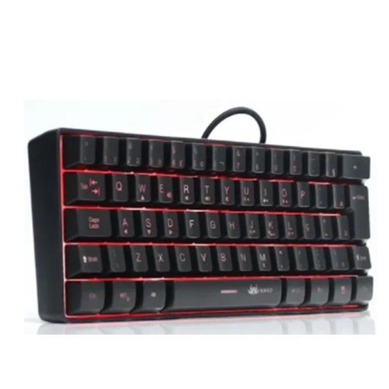 Imagem de Teclado Gamer Semi Mecânico tecrado com  Led Usb Para Pc