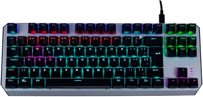 Imagem de Teclado Gamer Tedge Ml-Gk200 QWERTY KRGD Blue Com Luz Rgb