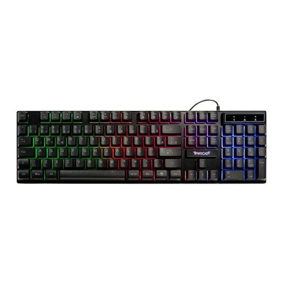 Imagem de Teclado Gamer TGT M16L, Rainbow, ABNT2, Preto, TGT-M16L-RBW01