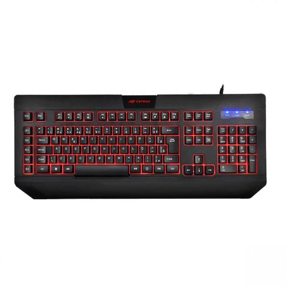 Imagem de Teclado Gamer USB Alta Performance Keyboard KG110BK C3tech