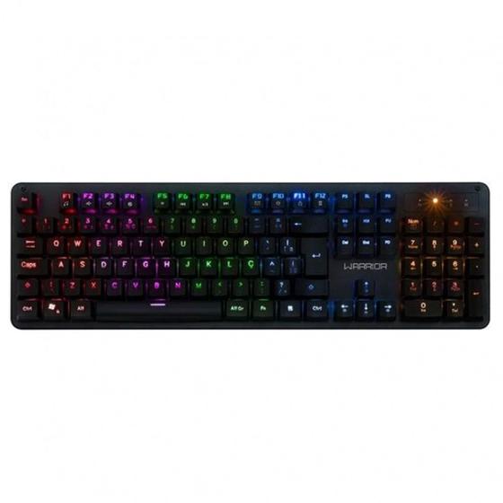 Imagem de Teclado Gamer Warrior Dunky Mecanico Led Rainbow  Tc248