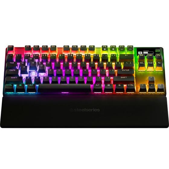 Teclado Gamer Wireless Steelseries Apex Pro TKL RGB - Preto (Ingles) Imagem de Teclado Gamer Wireless Steelseries Apex Pro TKL RGB - Preto (Ingles)