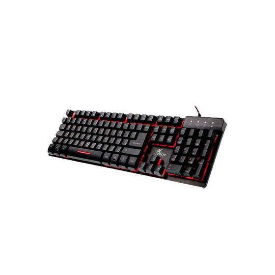 Imagem de Teclado Gamer Xtech Multimídia com LED 3 Cores - Modelo XTK 520S