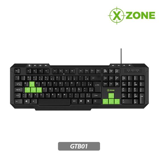 Imagem de Teclado Gamer Xzone Preto Standard Gtb-01