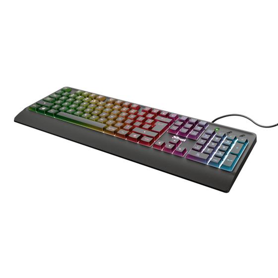 Imagem de Teclado Gamer Ziva Trust Led Multicor 24098