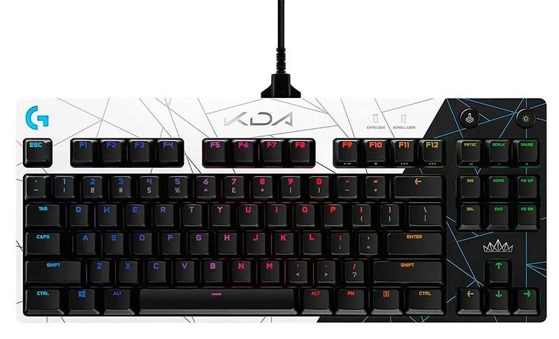 Imagem de Teclado Gaming Logitech G Pro - Edicao Oficial League Of Legends Kda (Ingles - com Fio)