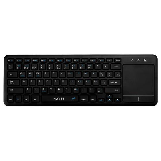 Imagem de Teclado Havit KB234WB-SP Mini Dual Mode Wireless / Espanhol - Preto