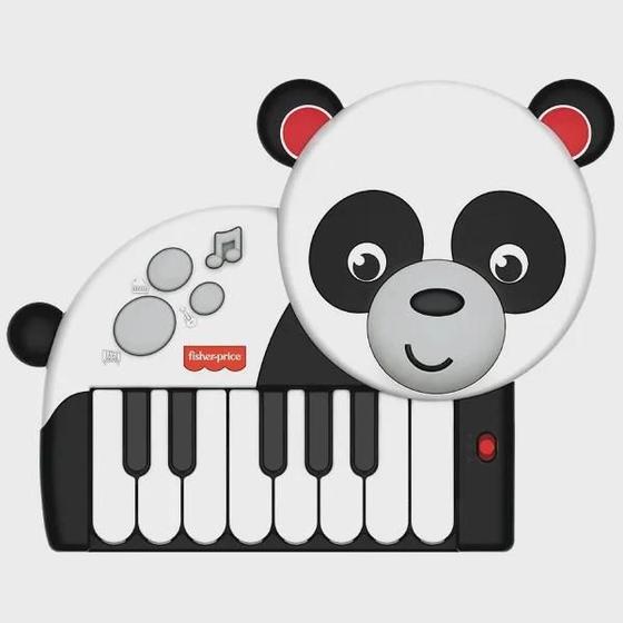 Imagem de Teclado Infantil Musical Panda Fisher Price