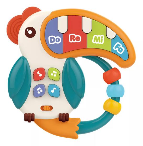 Imagem de Teclado Infantil Musical Passarinho Fbb-639 Baby Fenix