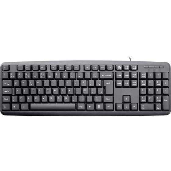 Imagem de Teclado Kb-50ts Preto Abnt2 Sem Logo - K-MEX