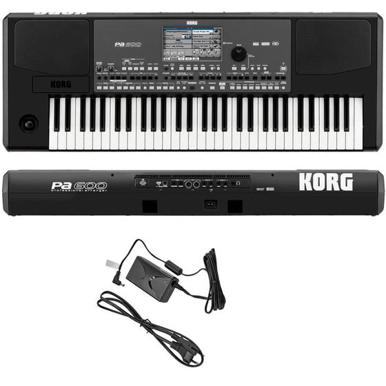 Imagem de Teclado Korg Arranjador PA600 61 Teclas Pa-600 Com Fonte