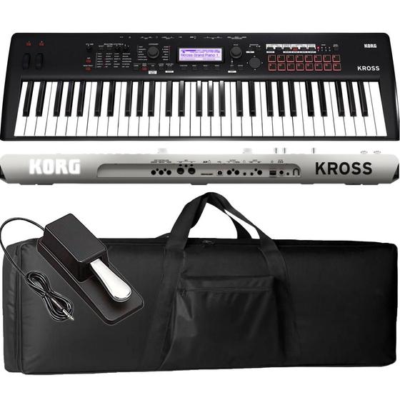 Imagem de Teclado Korg Kross2 61 Workstation + Capa Luxo 5/8 + Pedal Sustain