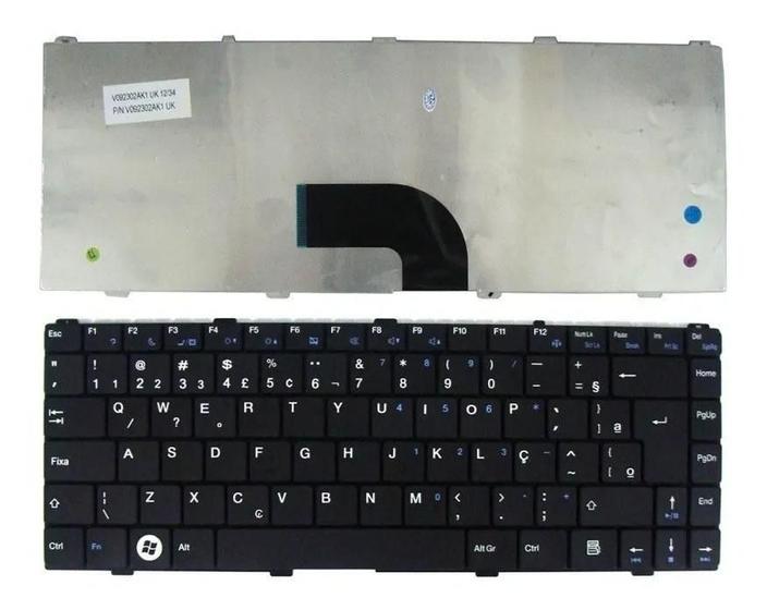 Imagem de Teclado Laptop Intelbras I1010 I1020 V092302Ak1 Compatível