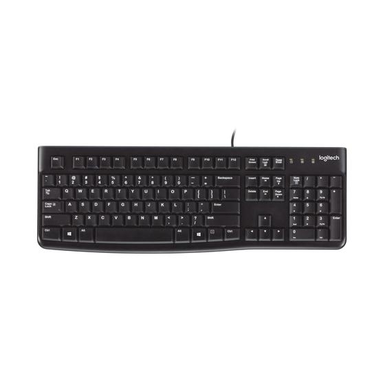 Imagem de Teclado Logitech K120 com Fio - Preto - Tamanho Normal