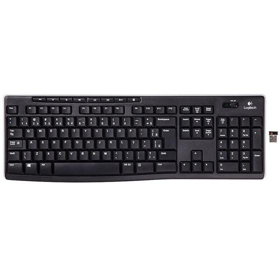 Imagem de Teclado Logitech K270 S/fio Preto (padrao Brasil)