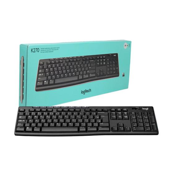 Logitech K270 Teclado Teclado Logitech K270, Wireless, ABNT2