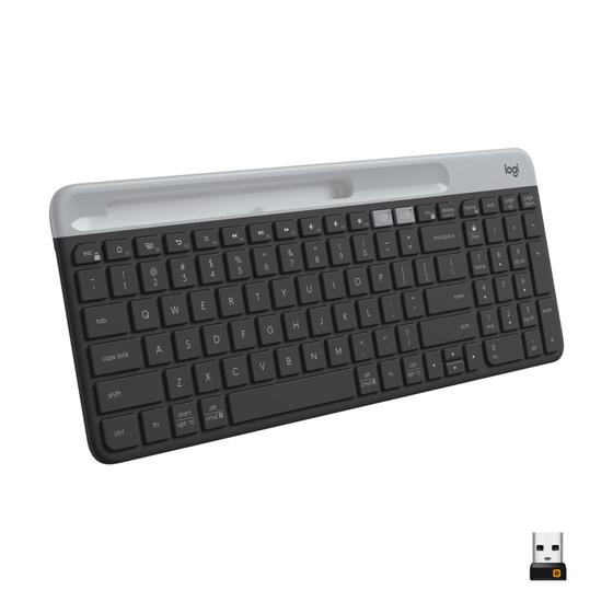 Imagem de Teclado Logitech K585 Slim Wireless Graphite - Multidispositivo