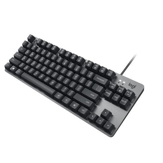 Imagem de Teclado Logitech K835, Mecânico, Compacto, US, Com Estrutura de Alumí Switch Red Linear - 920-010086