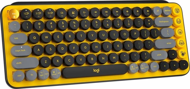 Imagem de Teclado Logitech Pop Keys Mecanico Yellow 010713