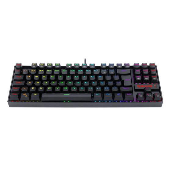 Imagem de Teclado Magnetico Gamer Redragon Kumara Pro RGB Preto Switch Brown - K552RGB-PRO (PT-BROW)