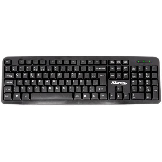 Imagem de Teclado Maxprint usb abnt 2