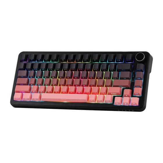 Imagem de Teclado Mecânico AJAZZ AK820 MAX HE Rapid Trigger Rosa - MechLands