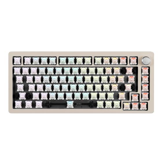 Imagem de Teclado mecânico DrunkDeer A75 Rapid Trigger RGB 82 teclas